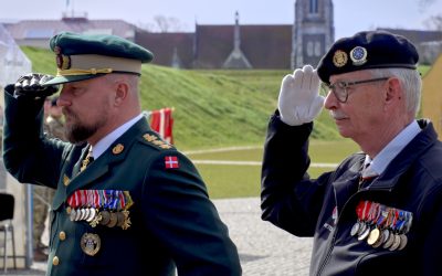 Danmarks Veteraners og  Veteranstøttens hilsen på Flagdagen