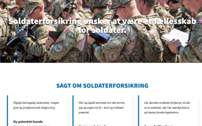 Danmarks Veteraner indgår samarbejde med Soldaterforsikring